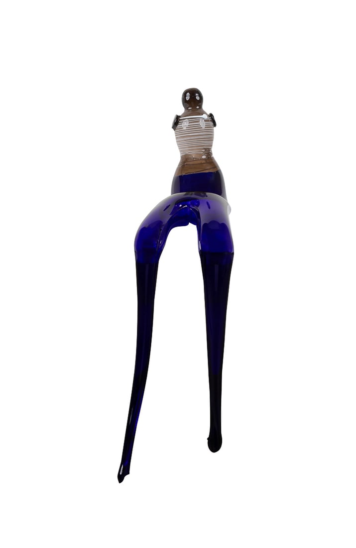Jiri Suhajek, "Sitting", 1987, Blown glass (1 of 7)