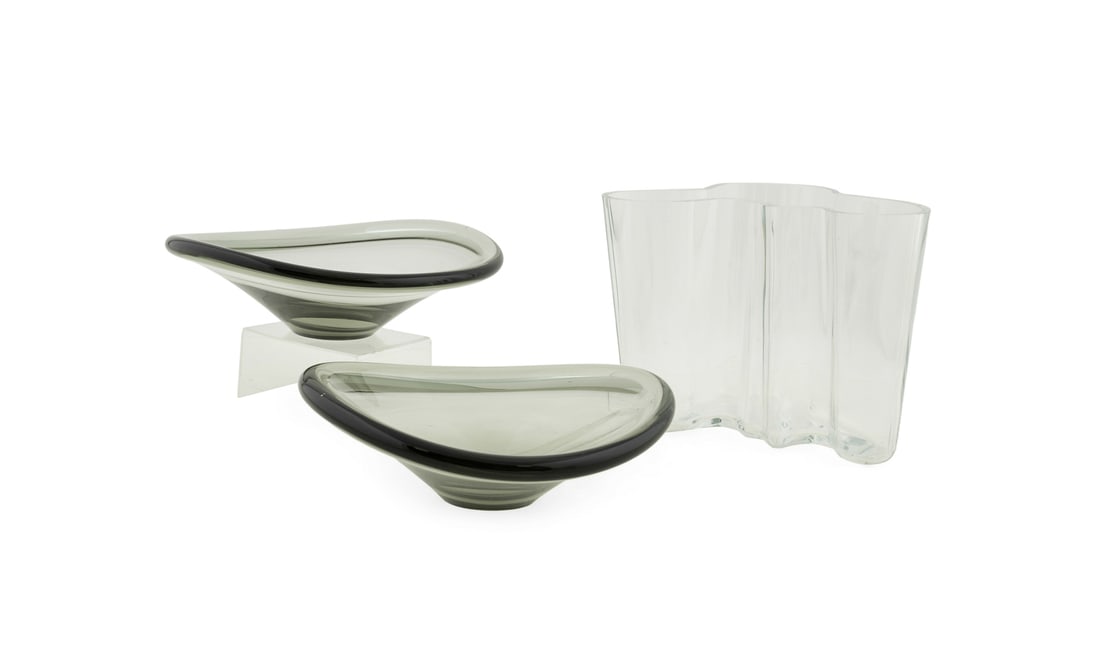 Holmegaard & Iittala, Three Glass Articles (1 of 9)