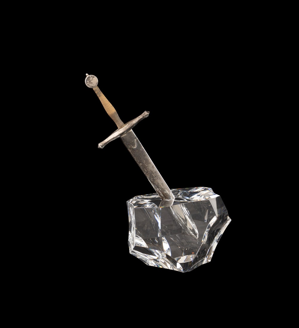 Steuben "Excalibur" Paperweight & Letter Opener (1 of 13)