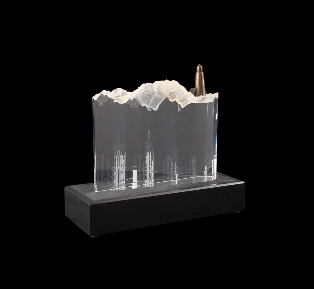 Steuben "Lighthouse" Sculpture with Base (1 of 10)