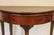 19th C. English Mahogany Demilune Game Table - 3