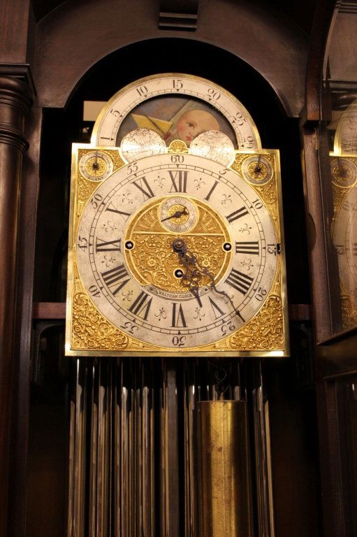 Rare 9 Tube Waltham Grandfather Clock Lot 212