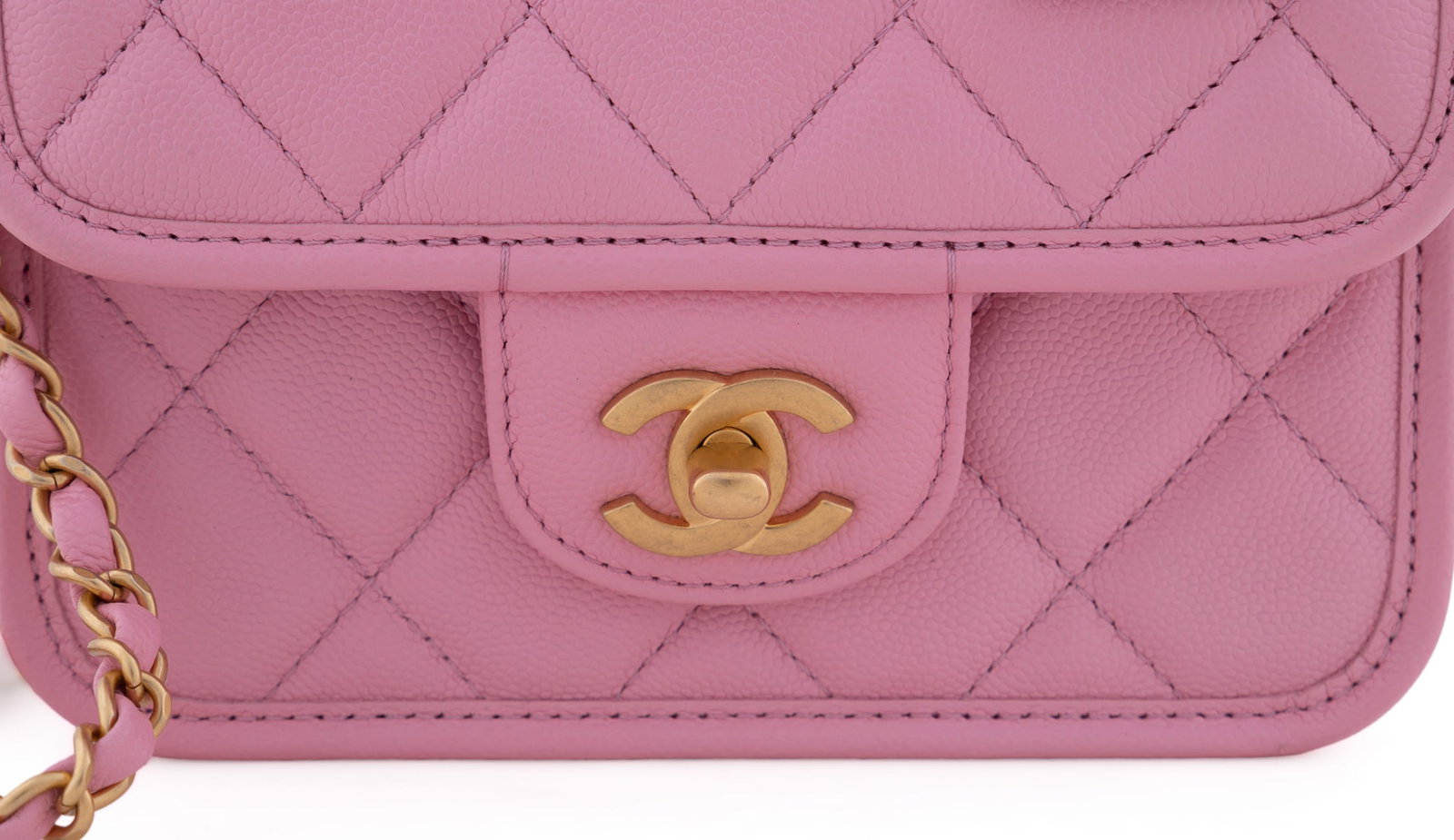 Chanel Caviar School Memory Top Handle Flap Bag - 11