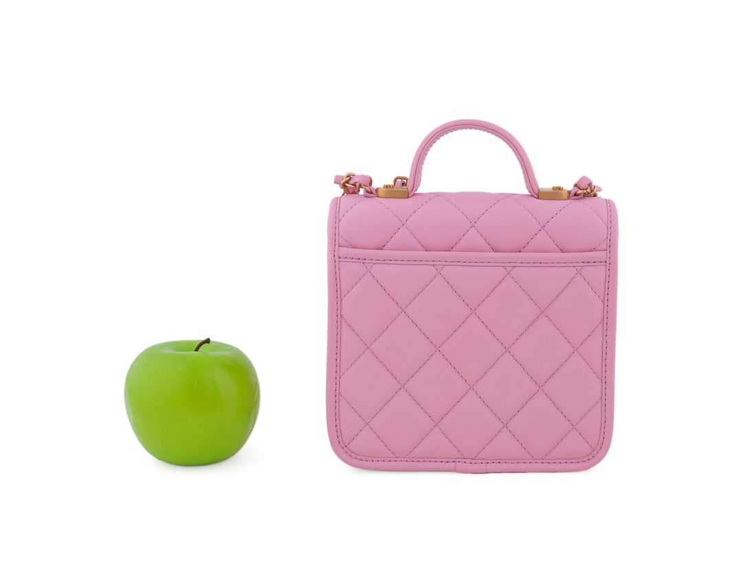 Chanel Caviar School Memory Top Handle Flap Bag - 5