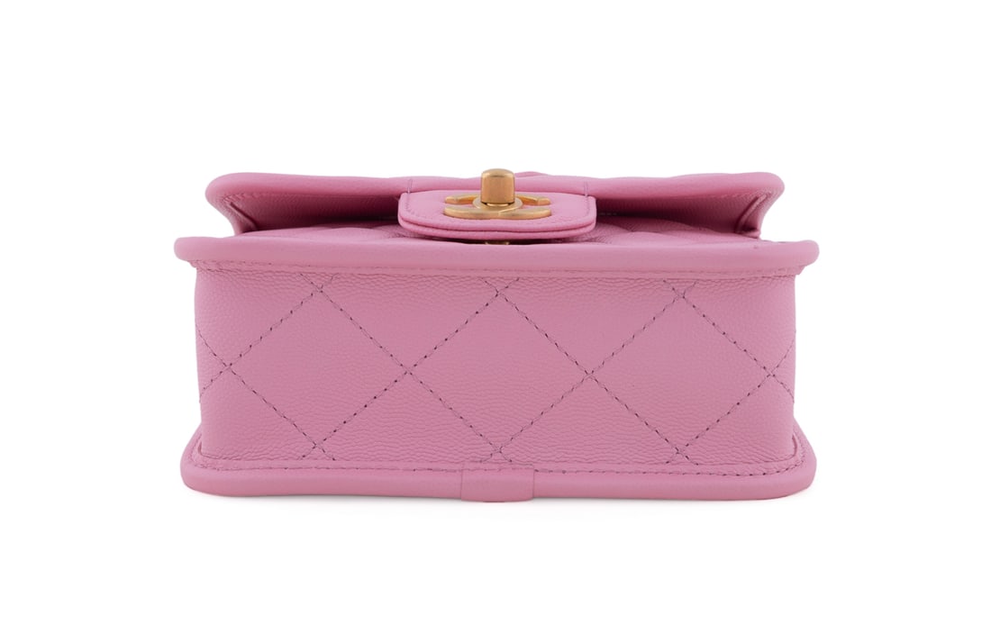 Chanel Caviar School Memory Top Handle Flap Bag - 8