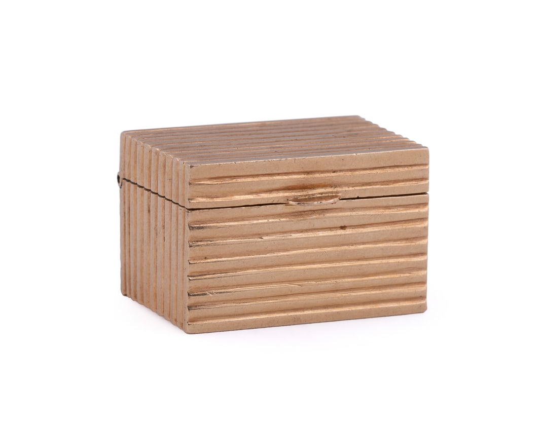 18K Yellow Gold Miniature Box (1 of 9)