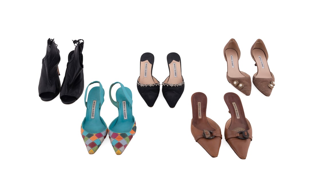 Five Pairs of Manolo Blahnik Women's Shoes (1 of 10)