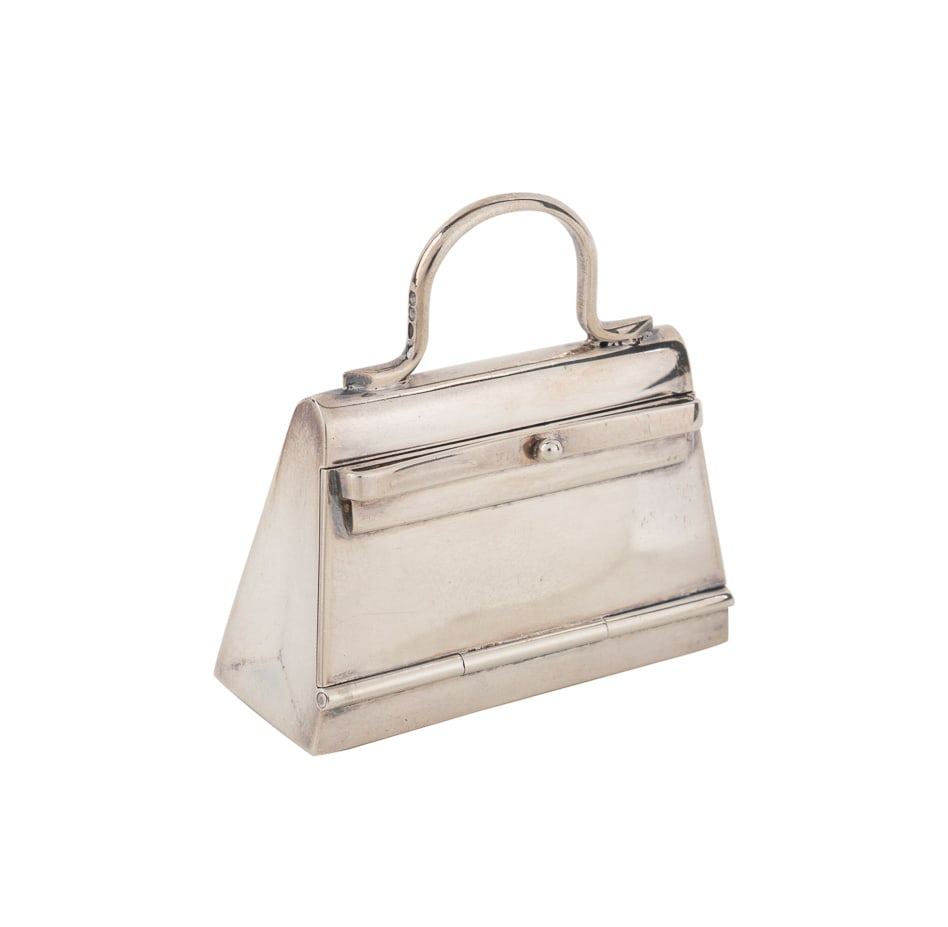 Hermes Sterling Silver "Kelly" Pillbox (1 of 9)