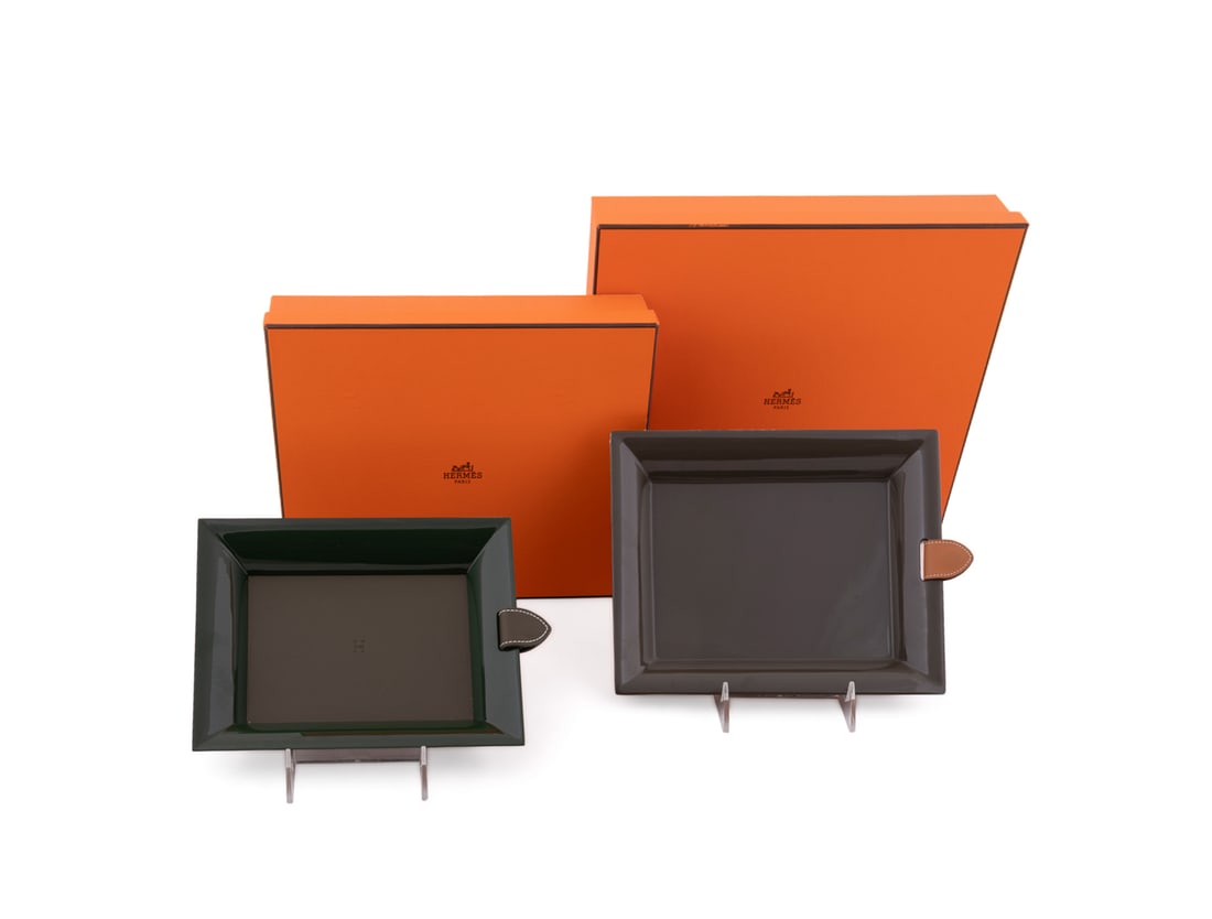 Hermes, Set of Two "Atrium" Lacquered Trays (1 of 12)