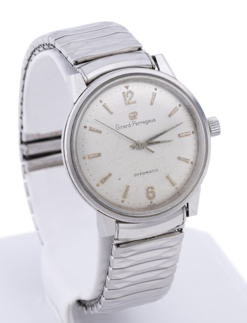 Girard-Perregaux, Gyromatic Stainless Wrist Watch (1 of 13)