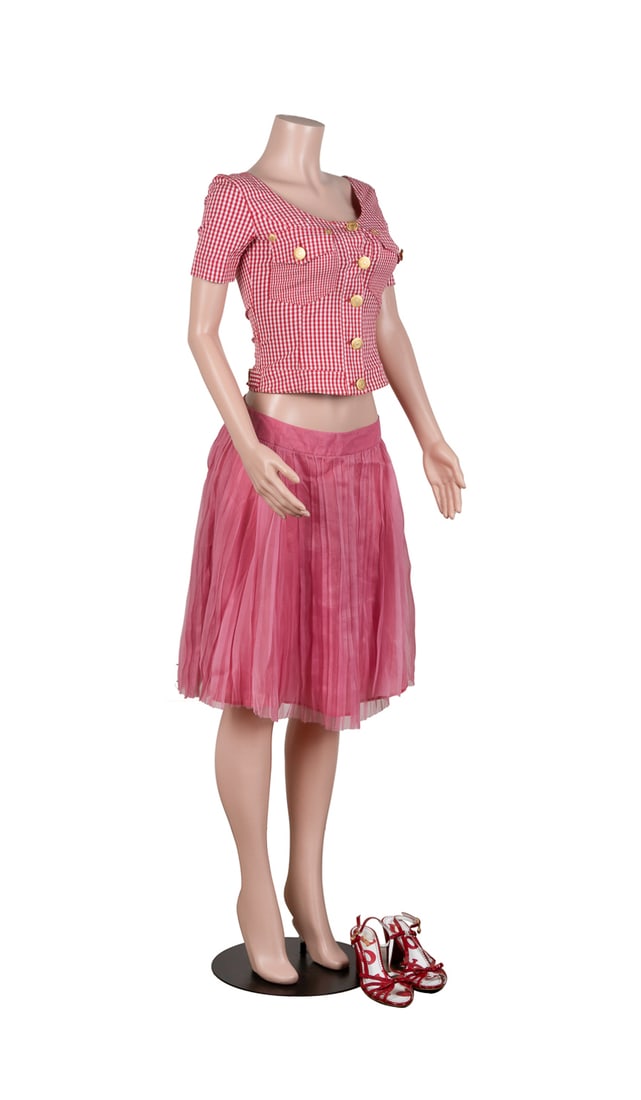 Moschino Top, Skirt and Heel Group, Red & Pink (1 of 20)