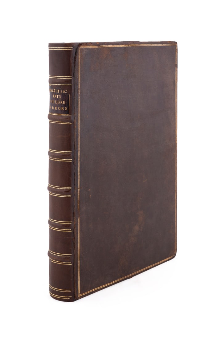 Thomas Browne, "Pseudodoxia Epidemica", 1650: Thomas Browne, "Pseudodoxia Epidemica", 1650 Thomas Browne (English,1605-1682), "Pseudodoxia Epidemica: or Enquiries into Very many Received Tenets, And commonly Presumed Truths". London: A. Miller, f