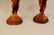 Pair of Cast Iron Wingless Putti Figures - 2