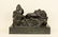 Patinated Bronze Lion Sculpture