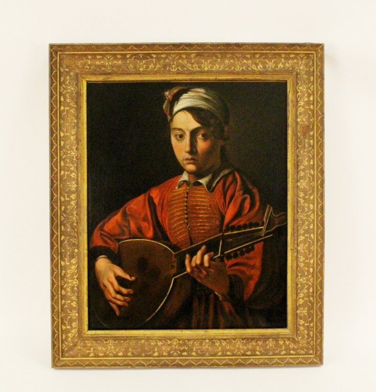 After Caravaggio, The Lute Player