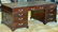 English Mahogany Partner's Desk
