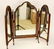 Walnut Tri-fold Dressing Mirror
