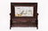 Chinese Dreamstone Set Wood Stand w/ Stone Plaque