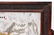 Chinese Dreamstone Set Wood Stand w/ Stone Plaque - 8