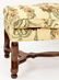 Pair of Walnut Framed Upholstered Benches - 2