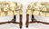 Pair of Walnut Framed Upholstered Benches - 3