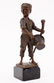 19th C. German Bronze Boy Sculpture