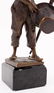 19th C. German Bronze Boy Sculpture - 2
