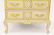 Grey & Yellow Louis XV Style 3 Drawer Stand - 2