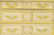 Grey & Yellow Louis XV Style 3 Drawer Stand - 4