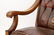 Large Oak Framed Leather Armchair - 3