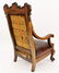 Large Oak Framed Leather Armchair - 7