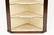 Stained Oak Hanging Corner Cabinet - 2