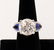 Diamond and Sapphire Ring- 11.07ct Center