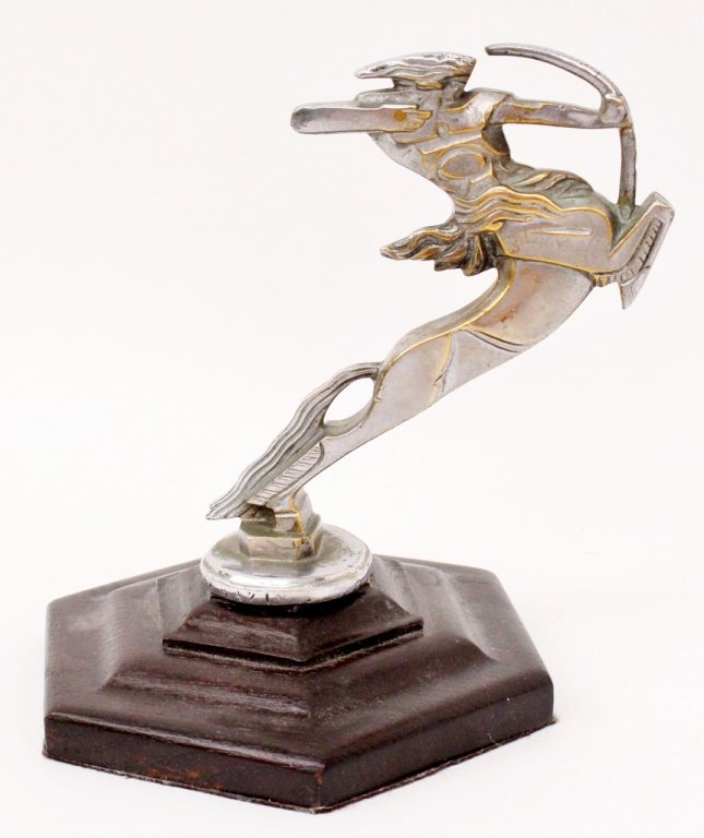 Bazin Centaur Chromed Metal Hood Ornament