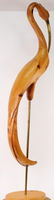 Large Modernist Style Carved Wood Bird Sculpture - 5