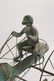Copper Horse & Rider Weathervane on Wooden Base - 3