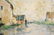Paul Emile Lecomte, Pair of French Landscapes, Oil - 6
