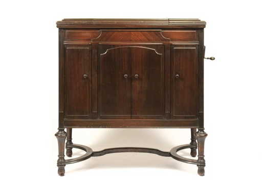 Victrola Phonograph Cabinet, Model VV 4-40, & Records - Victrola Phonograph Cabinet, Model VV 4-40, & Records