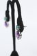 Pair of 18k Gold, Emerald & Sapphire Earrings - 2