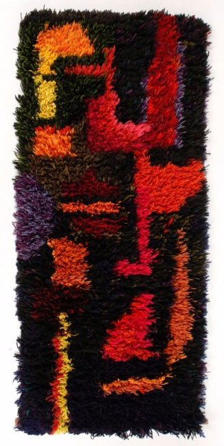 MCM Daga Ramsey Vibrant Shag Wall Tapestry, 72" (1 of 9)