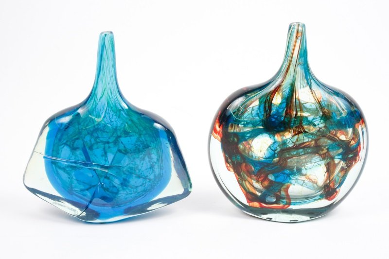 Two Mdina Art Glass Fish Vases, 1980 (1 of 10)