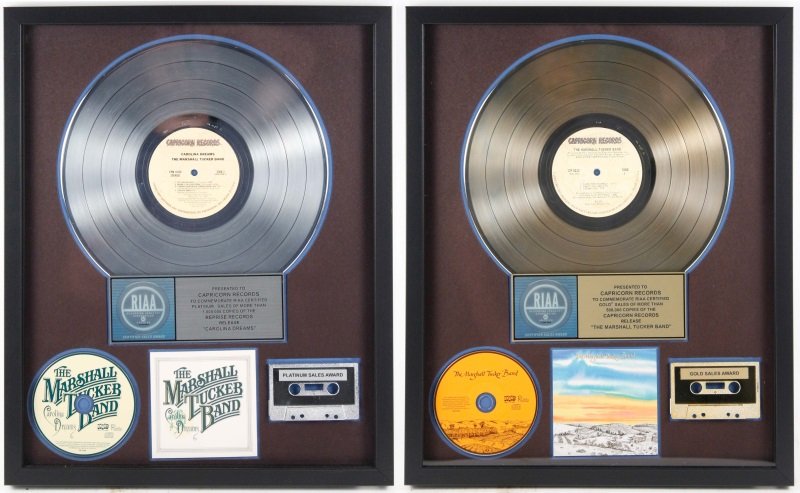 Group of 2 RIAA Records, The Marshall Tucker Band (1 of 9)