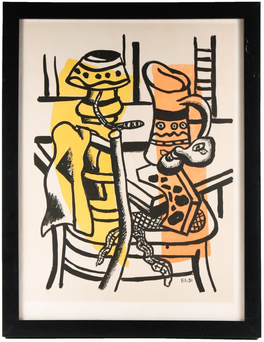 Fernand Leger, "La Chaise" (S 139), Lithograph (1 of 9)