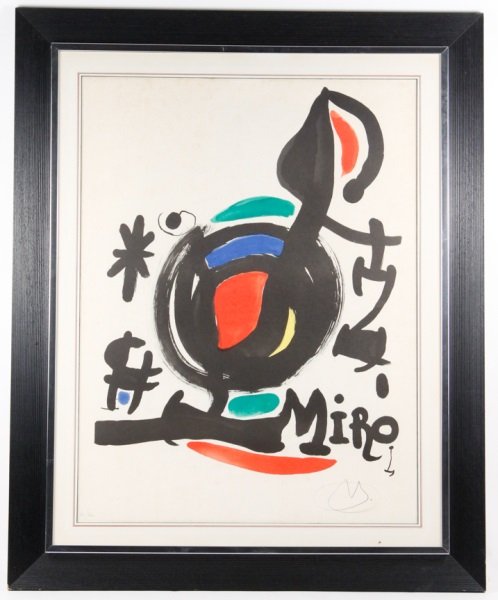Joan Miro "Italia 1969" 1970 Lithograph (1 of 9)