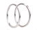 Italian "Inside Out" Diamond Huggie Earrings - 3