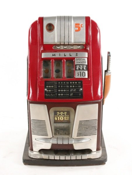 Mills Novelty Co 7-7-7 Hightop Slot Machine (1 of 6)