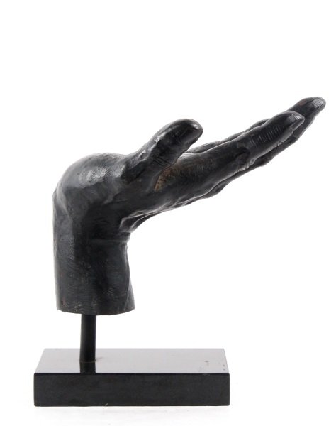 American School MCM Iron Sculpture, "Open Hand" (1 of 10)