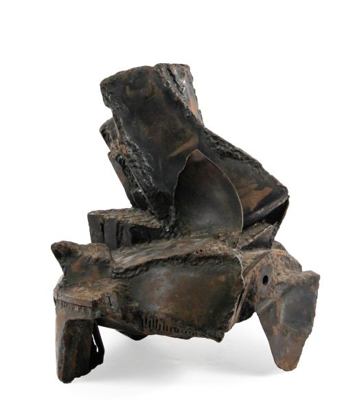 1966 Signed Iron Sculpture, Abstract Expressionist (1 of 7)