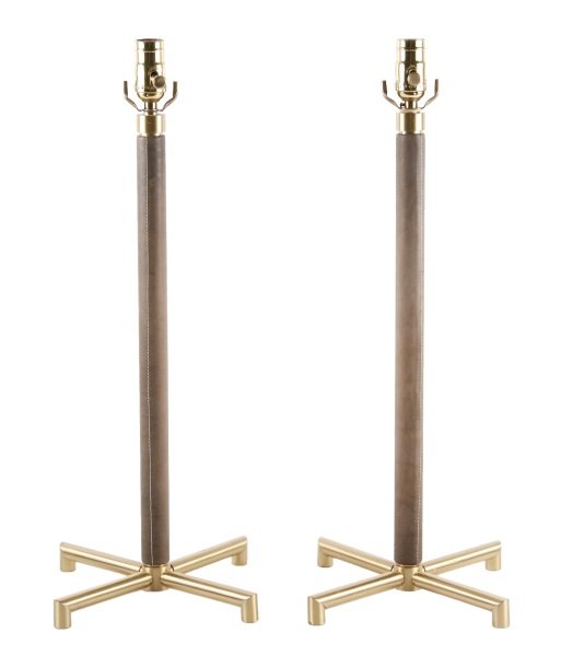 Pair of French Modern Table Lamps, Attr. to Adnet (1 of 10)