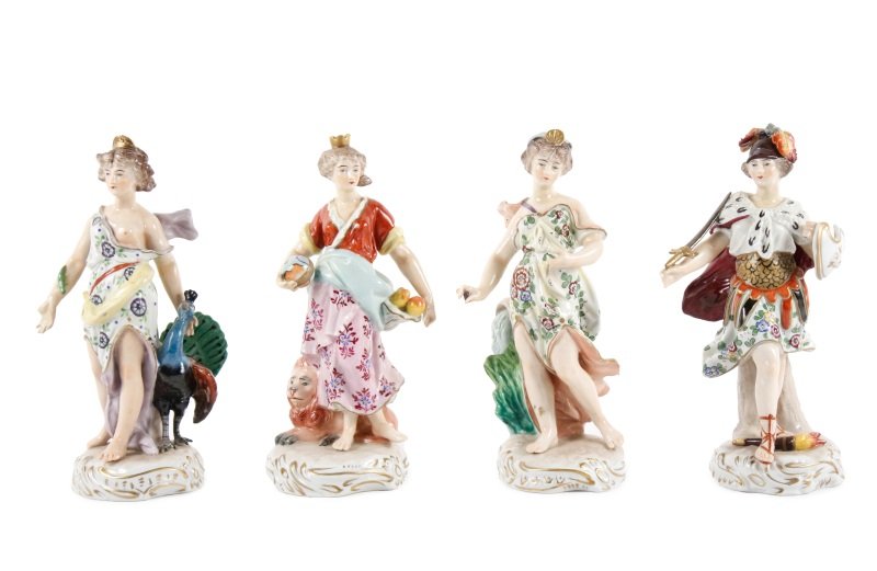 4 Stizendorf Mythological Porcelain Figurines (1 of 10)